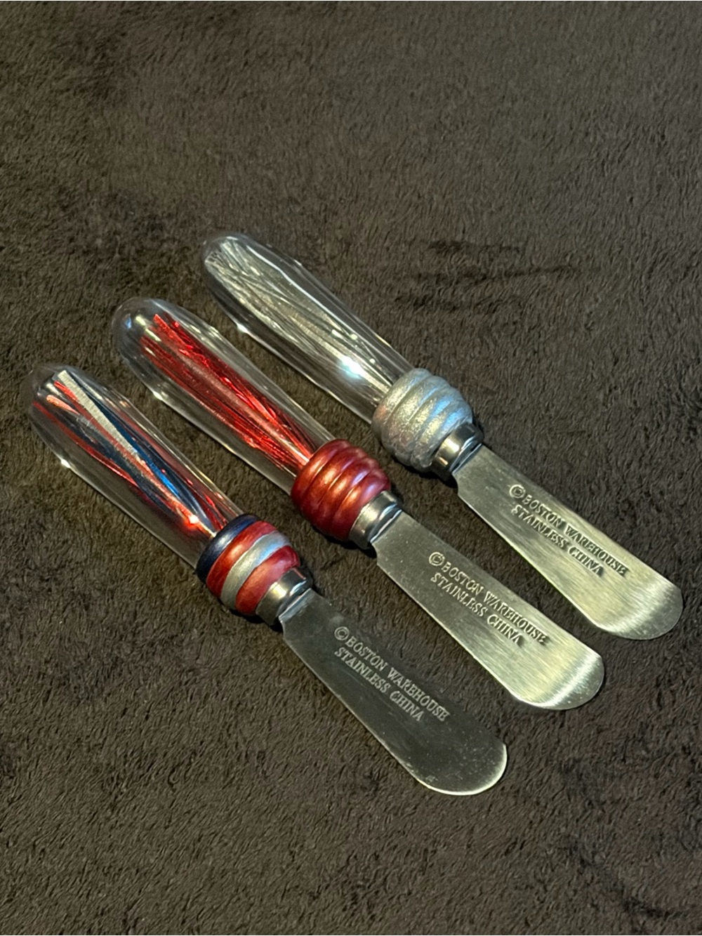 Boston Warehouse Set of 3 American Spreader Knives